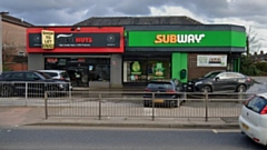 The unit (left) which will become a hot food cafe and takeaway in Chadderton. Image courtesy of Google Maps