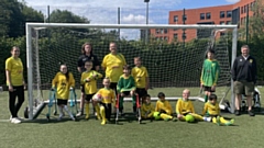 The Chadderton Park pan disability team at a recent training session