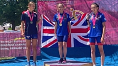 European champion Oonagh McManus is pictured (centre)