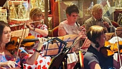 The orchestra, who officially mark their landmark year this Sunday, were hosted by Councillor Zahid Chauhan OBE, at Oldham Civic Centre