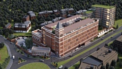 A CGI of how the Warwick Mill redevelopment could look upon completion. Image courtesy of Rochdale Council/Kam Lei Fong (UK) Ltd