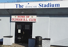 Oldham will play at the Vestacare Stadium for what will prove to be the last time this Sunday