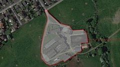 The brownfield site within the green belt in Failsworth that will be developed with new homes. Images courtesy of Sheridan Group Ltd
