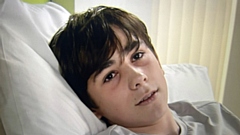 Harley Hamilton is pictured playing Oscar. Screenshots courtesy of ITV/Emmerdale