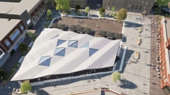 One of the Ashton Market Square planning application images. Courtesy of Tameside council