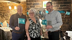 Pictured are fund-raiser organisers Ian Mills, Sue Ellis and Kevin Sanders. Sue is landlady of the Navigation