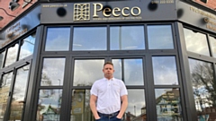 Chris Daly, owner of Peeco Ltd, outside his shop in Middleton