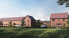 An image of the some of proposed new homes courtesy of Great Places planning documents