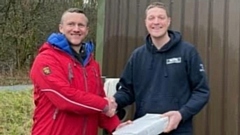 Pictured (left) are OMRT Team Leader Rob Tortoiseshell with VA Project Manager, Chris Guest