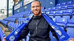 New Latics striker Joe Garner. Image courtesy of OAFC