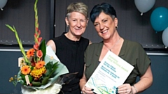 Pictured (left to right) are: Bev O'Neill-Watson,and Sharon O'Neill-Watson