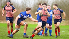 Oldham youngster Sean Carter in full flight