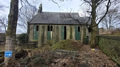 The former Delph Independent Chapel, which is up for auction with Pugh