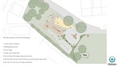A council image of the proposed new Dobcross playspace