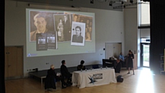 A scene from the Holocaust Memorial Day event at E-ACT Royton and Crompton Academy