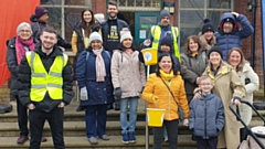 The walk around Queens Park in nearby Heywood was held as part of Endometriosis Awareness Month