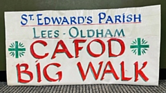 On Sunday, April 28, St Edward’s Church parishioners in Lees, and friends, are taking on the ‘Big CAFOD Walk’ challenge