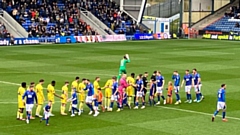 Latics and Rochdale shared the derby day spoils. Image courtesy of Mark Rooney