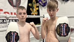 British champions Leo Deakin, who is aged 11 and from Royton, and Jac Yates (13) from New Moston