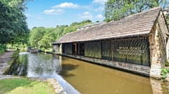 The Transhipment Warehouse off Wool Road in Dobcross. Image courtesy of Auction House