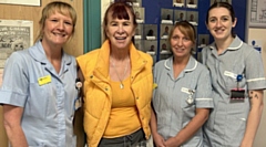 Maria and the nursing team at the Floyd Unit 