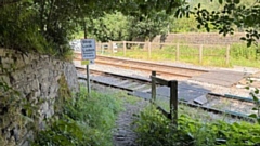 The Moorgate level crossing