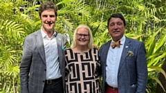 Marcos Horton, president, IFFS; pictured with Louise Brown and Edgar Mocanu, immediate past-president