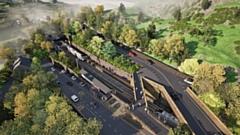 A CGI of how the new Greenfield Station could look. Images courtesy of Network Rail