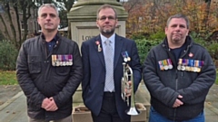 Pictured are (left to right) are: Matthew, Ian and Steven