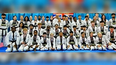 Team Dojo pictured at the World Championships