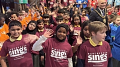 Broadfield’s group of 43 Year 5 pupils were amongst singers from seven schools across Greater Manchester