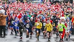 What a Santa Dash! Image courtesy of Craig Hannah