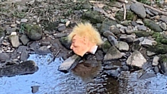 Donald's head was thrown in the river