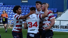 The Roughyeds were beaten by Toulouse Olympique at Boundary Park. Image courtesy of ORLFC