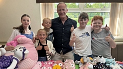 It's a big thumbs-up for the Team Hill Charitable Trust charity fund-raiser