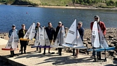 Pictured (left to right) are: Richard Thackary, Nik Lever, David Mckee, Martin Brennan, Graham Massey, Mandy Thackary and Colin Pierce
