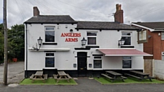 The Anglers Arms in Failsworth. Image courtesy of Google Earth