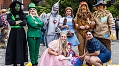 The annual unofficial Saddleworth Beer Walk was filled with a dedicated bunch of happy fancy-dressed fundraisers and revellers alike. Image courtesy of Craig Hannah