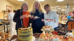 Emmaus Mossley volunteers enjoying their Volunteers' Week meal