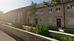 An image of the new homes in Diggle - courtesy of Redrow Homes Ltd