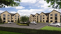 A CGI of the Egmont Street development planned for Mossley. Image courtesy of Bridgwater Land and Developments Ltd