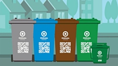 The council is currently finalising the order with the supplier and bins featuring the QR code will start to appear later this year