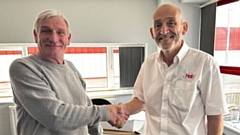 Trevor Ross is pictured (left) with HPP MD, Keith Wardrope
