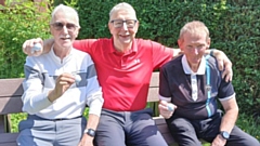 Pictured are the GEMS winning trio (left to right): Peter Dransfield, Alvin Patten and Allan Frost