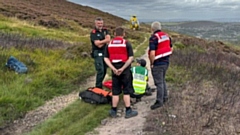 A scene from Wednesday's incident