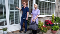 Nicola Bailey and Samantha Higgins from the hospice's community team