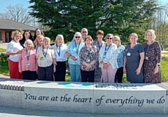 Dementia Hub staff, volunteers, members of Oldham Memory Assessment Unit and Mandy Andrew from Impact 