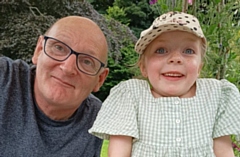 Pippa Johnson with her stepgrandfather