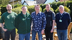 Manchester-based garden retailer J. Parker’s, who invited a special guest, TV gardener David Domoney, to the Daisy Nook Garden Centre in Failsworth